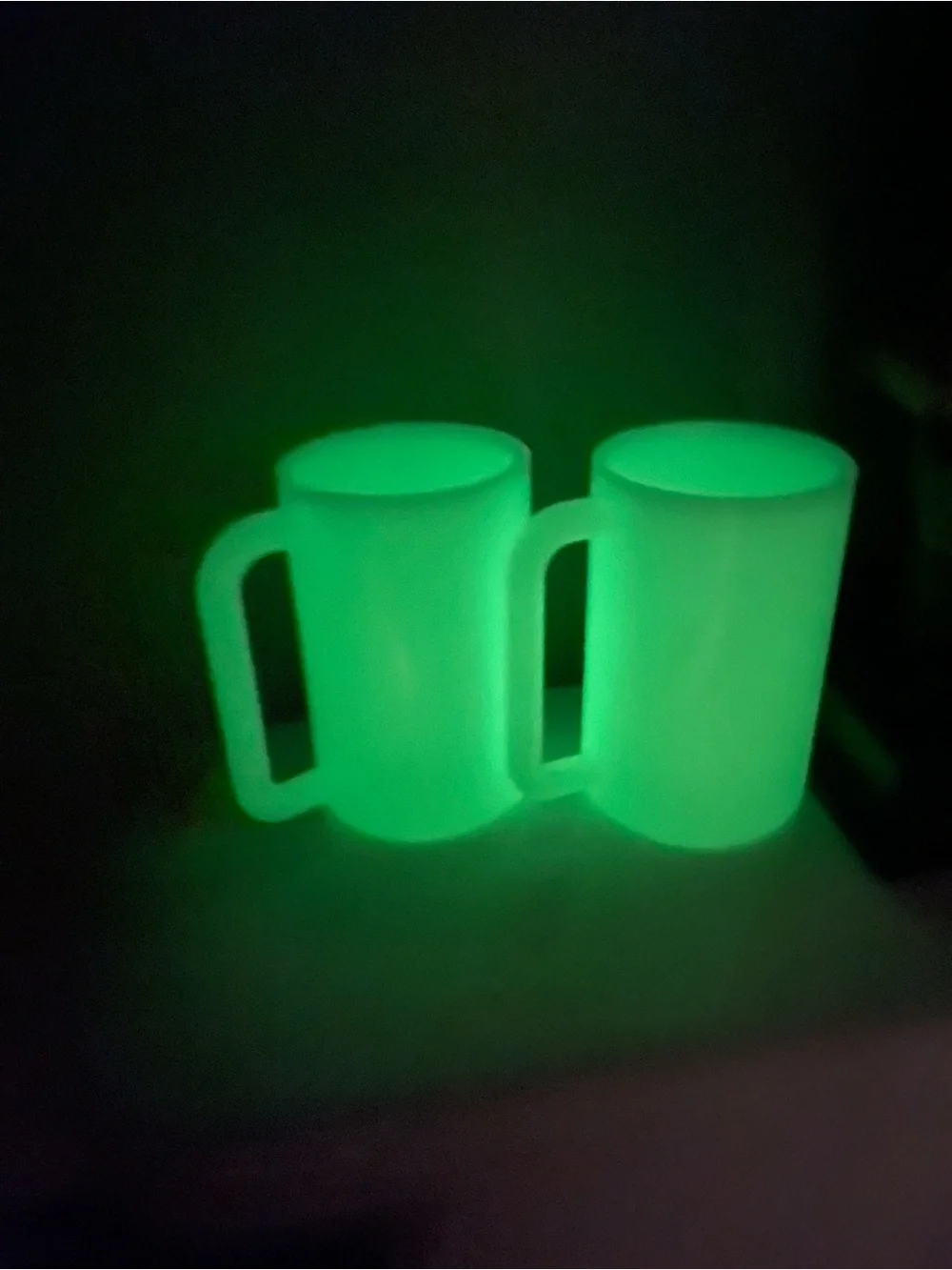 Rare Vintage Boy Scout Keco Eagle Camp Mug Set Glow in Dark 405/721-5225